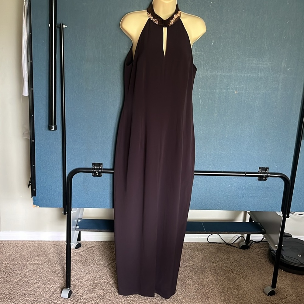 Brown 2 pc elegant sz 8 formal wedding/ cruise